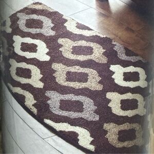 Essentials Home Brown Palazzo Floor Runner-22x60~NEW!